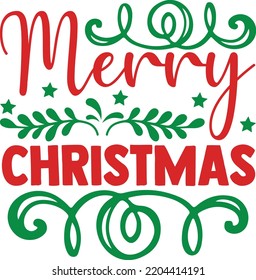 merry christmas vector file svg