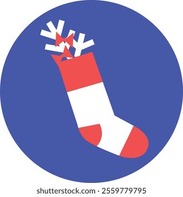 Merry Christmas vector flat icons. Set for covers, invitations, posters, banners, flyers, illustration. Minimal template design for branding, advertising with winter Christmas composition.	

