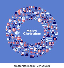 Merry Christmas. Vector format