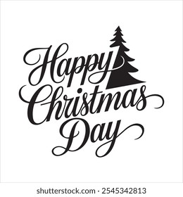 Merry Christmas vector graphic design badge typography  font,  T-Shirt Design