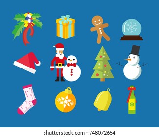 Merry Christmas Vector Graphic Pack