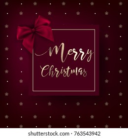 Merry Christmas vector greeting card