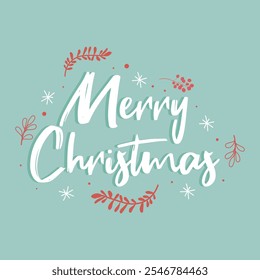merry christmas vector. Christmas greetings card.