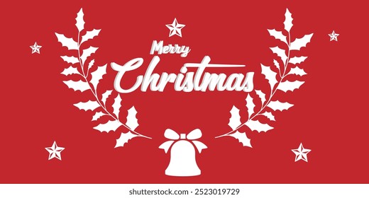 Feliz Natal vetor mão letras. Feliz Natal caligrafia.
