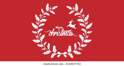 Merry Christmas vector  hand lettering. merry christmas  calligraphy.
