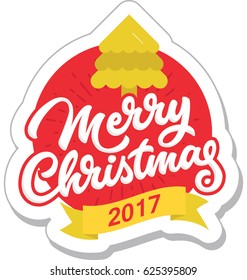 Merry Christmas Vector Icon 
