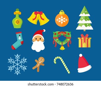 Merry Christmas Vector Icon Pack
