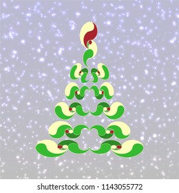 Merry Christmas vector illustration