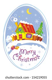 Merry christmas. Vector illustration. 