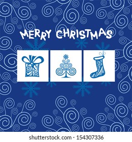 Merry christmas vector illustration