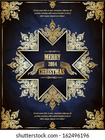 Merry Christmas. Vector illustration. 