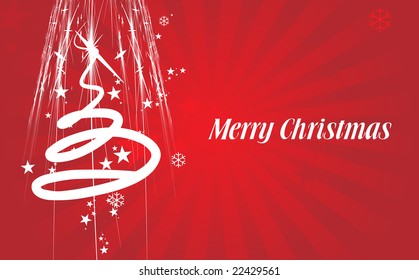 merry christmas, vector illustration
