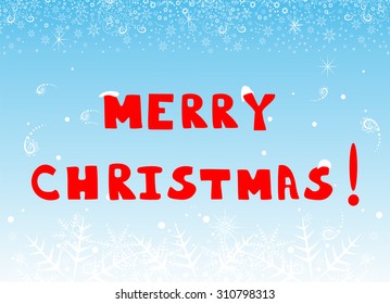 Merry Christmas vector illustration