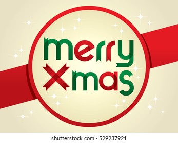Merry Christmas vector illustration