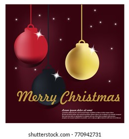 merry christmas vector illustration