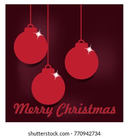 merry christmas vector illustration
