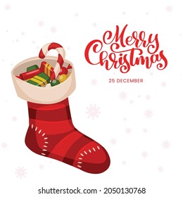 Merry Christmas, Vector illustration design.