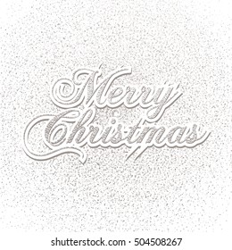 Merry Christmas vector illustration. Element for greeting cards, posters.