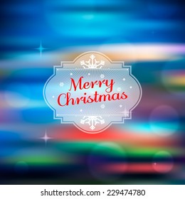 Merry Christmas vector illustration for holiday design, party poster, greeting card, banner or invitation.