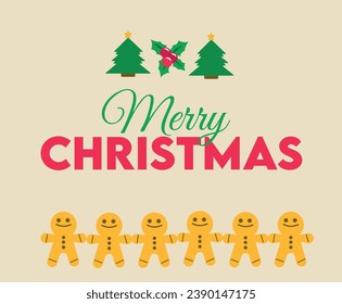 Merry christmas vector illustration. New year, merry christmas icon set, christmas pattern