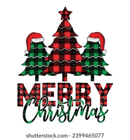 Merry Christmas Vector illustration. Merry Christmas vector for t shirt, mug, poster, banner etc.