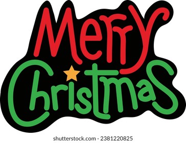 Fröhliche Weihnachtsvektorbilder oder Clipart