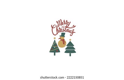 Diseño del logotipo del vector navidad