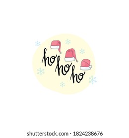 Feliz Navidad. Logo vector, emblemas, diseño de texto. Usable para banners, tarjetas de felicitación, regalos, etc.