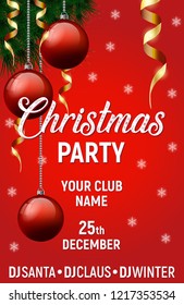 Merry Christmas vector poster, happy new year banner, christmas background, xmas party, vector illustration,