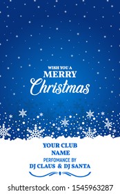 Merry Christmas vector poster, happy new year banner, christmas background, xmas party, vector illustration, eps 10