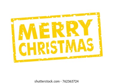 merry christmas vector stamp logo icon 