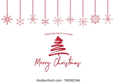 merry christmas vector text background