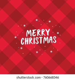 Merry Christmas Vector Text Background
