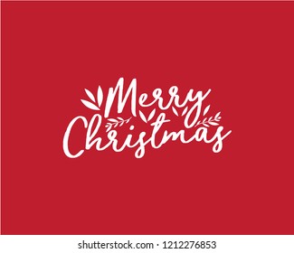Merry Christmas vector text Calligraphic Lettering design card template Creative typography for Holiday Greeting Gift Poster. 