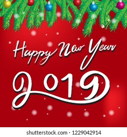 Merry Christmas vector text Calligraphic Lettering design,Holiday's Background , EPS10 vector