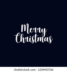 Merry Christmas vector text Calligraphic Lettering design card template. Creative typography for Holiday Greeting Gift Poster. Calligraphy Font style Banner.