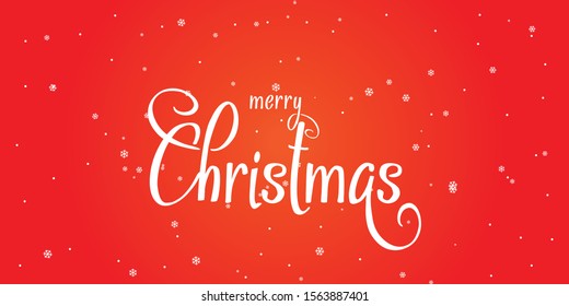Merry Christmas vector text Calligraphic Lettering design card template. Creative typography for Holiday Greeting Gift Poster. Calligraphy Font style Banner. Christmas background 