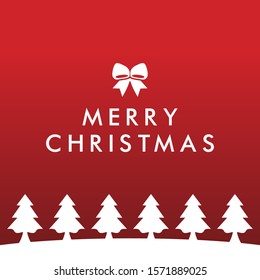 Merry Christmas vector text Calligraphic Lettering design card template.