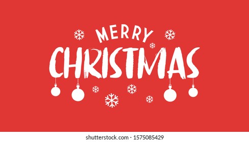 Merry Christmas vector text. Calligraphic Lettering design card template. Calligraphy Font style Banner for Xmas greeting card.