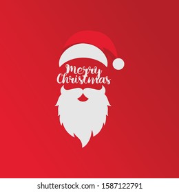Merry Christmas vector text Calligraphic Lettering design card template. Creative typography for Holiday Greeting Gift Poster. Calligraphy Font style Banner.