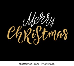 Merry Christmas vector text, Calligraphic Lettering, design card template. Creative typography for Holiday Greeting Gift Poster. Calligraphy Font style Banner.