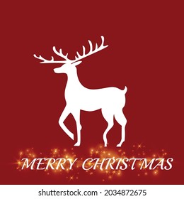Merry Christmas vector text Calligraphic Lettering design card template. Winter holidays related typographic quote. Vector illustration.