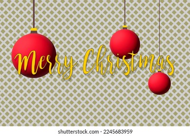 Merry Christmas vector text Calligraphic Lettering design card template. Creative typography for Holiday Greeting Gift Poster. Calligraphy Font style Banner. Vector illustration