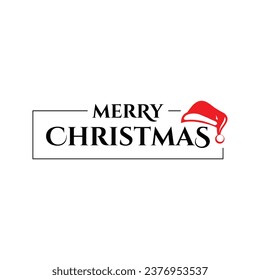 Merry Christmas vector text Calligraphic Lettering design. Creative typography for Holiday Greeting Gift Poster. Calligraphy Font style Banner. Vector holiday illustration element. Merry Christmas Des