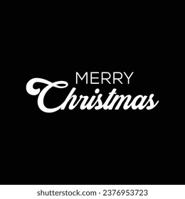 Merry Christmas vector text Calligraphic Lettering design. Creative typography for Holiday Greeting Gift Poster. Calligraphy Font style Banner. Vector holiday illustration element. Merry Christmas Des