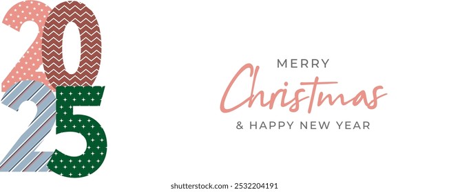 Merry Christmas vector text Calligraphic Lettering Vector illustration Merry Christmas and Happy New Year Background Christmas Tree Branches decoration. 