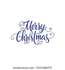Merry Christmas vector text Calligraphic Lettering Vector illustration and  Merry Christmas background