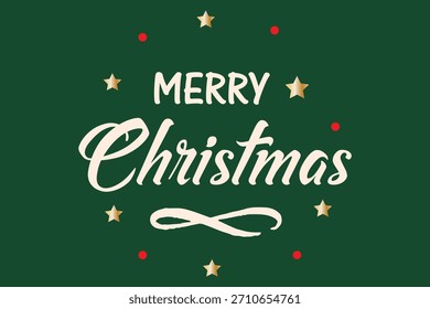 Frohe Weihnachten Vektor Text Calligraphic Lettering Design-Karte Vorlage. Kalligrafische handgemachte Beschriftung. Frohe Weihnachten Text Typografie für Feiertag Gruß Geschenk Poster. 