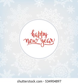 Merry Christmas vector text Calligraphic Lettering design card template.