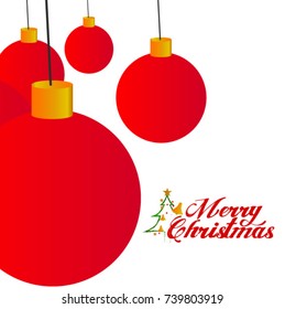 Merry Christmas vector text Calligraphic Lettering design card template. Creative typography for Holiday Greeting Gift Poster.